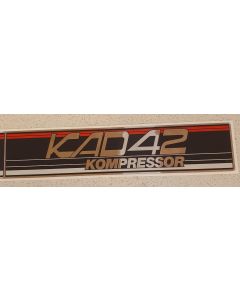 Dekal på motor KAD32 Kompressor